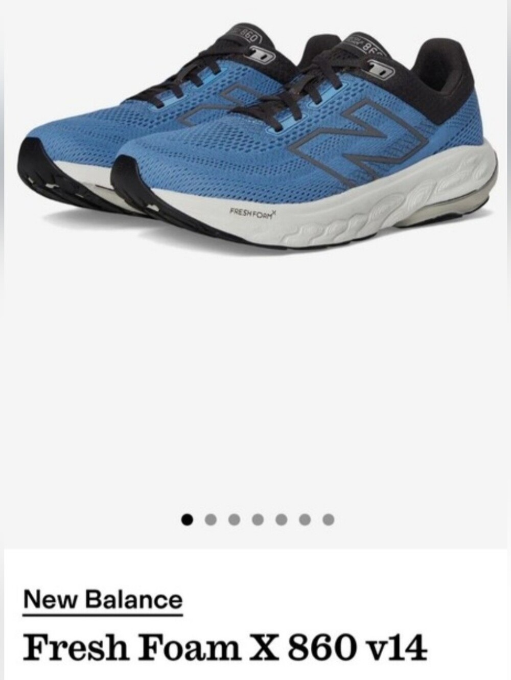 💙 New Balance X 860 V14  Fresh Foam -  BLUE
